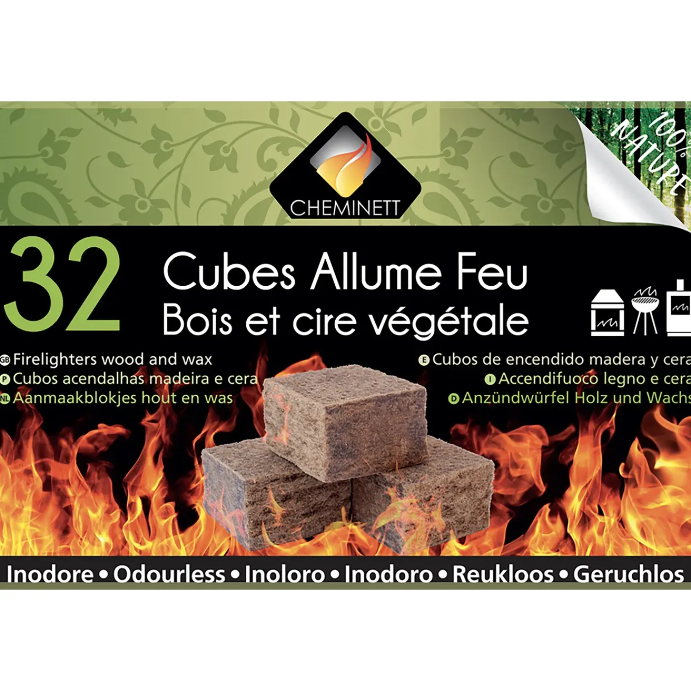 Forever Aanmaakblokjes natuurlijk 32 pcs