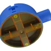 ABB inbouwdoos 30mm + deksel
