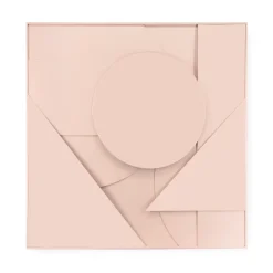 Abstract 3d Ornament 80x80cm Roze
