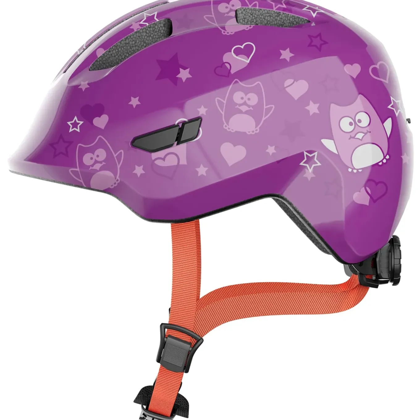 Abus Helm Kind Smiley 3.0 paars princess S (45-50cm)