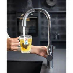 Ace Eco kokendwaterkraan Boil chroom U-uitloop