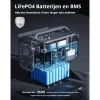 AFERIY - Draagbaar Elektrisch Station - 800w 512wh - Zwart - Lifepo4-batterij - 1 Uur Snelladen