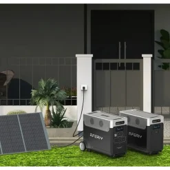 AFERIY - Draagbaar Energiestation - P310 - Zwart - 3600 W - 3840 Wh - 4 Panelen Van 400 W