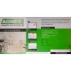 Agnes One Step Agnes wand- en plafondplaat T&G 4-Z wit linnen 120X60cm 12mm 4 stuks