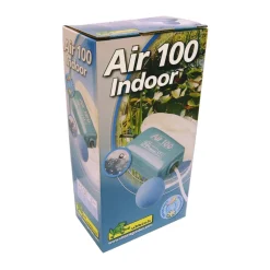 AIR 100 - beluchtingspomp, 1x luchtslang 10m, 1x bruissteen, incl. reserve membraan, 3w - 100 l/h