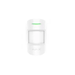 AJAX SYSTEMS - Draadloze Bewegingsmelder Motionprotect+ - Betrouwbare Bewegingsdetectie - Wit
