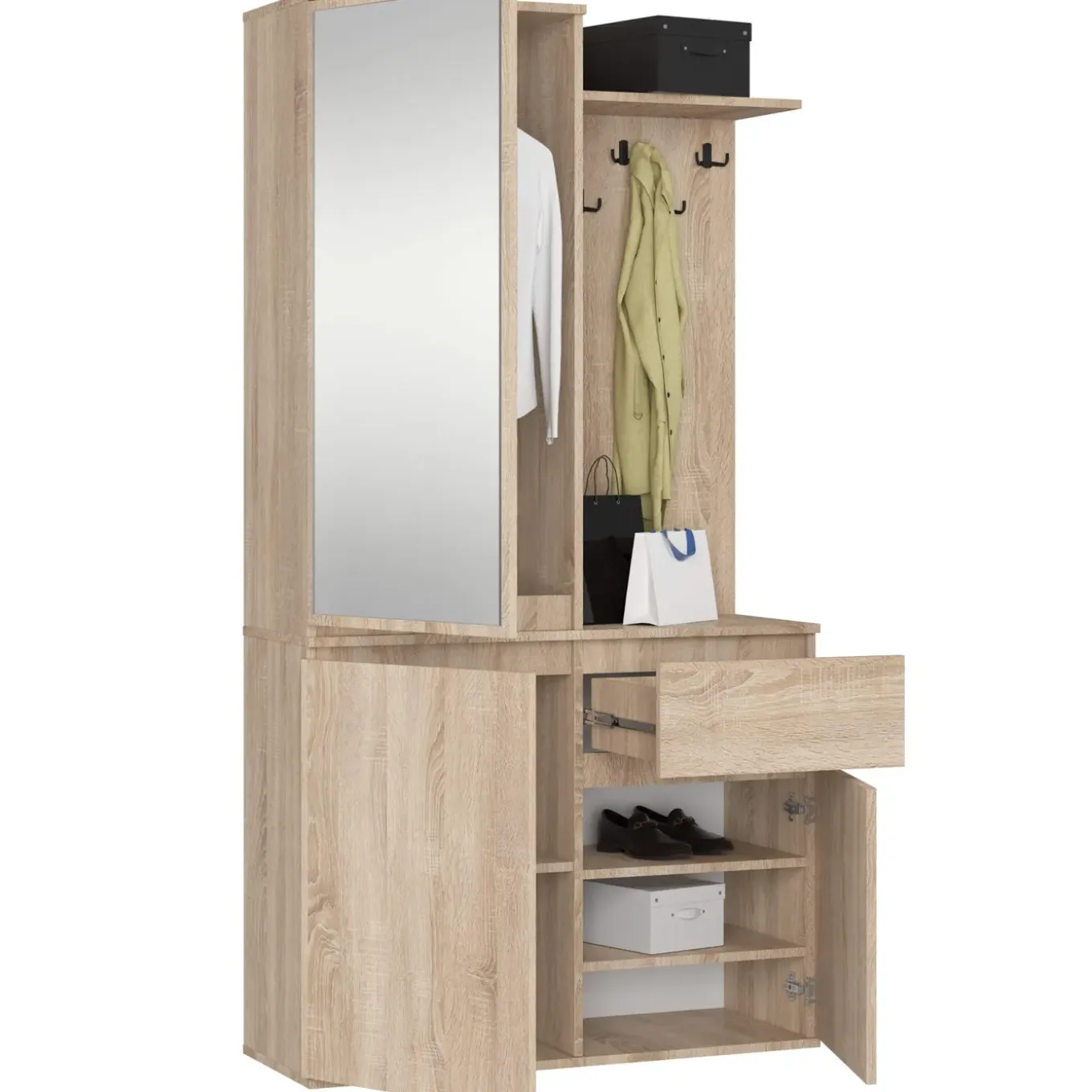 Akord Halmeubel Entro Eiken Sonoma 95x35x183