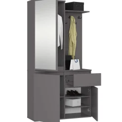 Akord Halmeubel Entro Grijs Graphite 95x35x183
