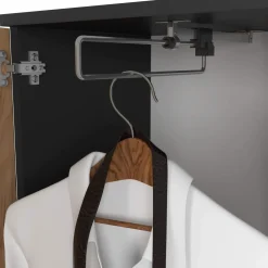 Akord Halmeubel Entro Noten/zwart Craft 95x35x183