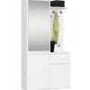 Akord Halmeubel Entro Wit 95x35x183