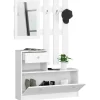 Akord Halmeubel Set Wit 90x25x170