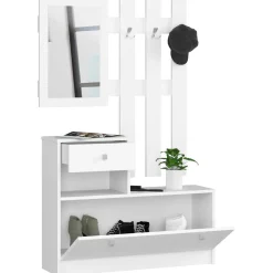 Akord Halmeubel Set Wit 90x25x170