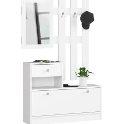 Akord Halmeubel Set Wit 90x25x170