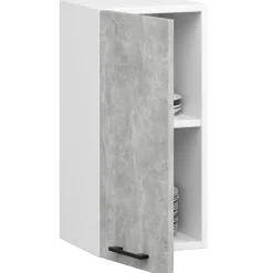 Akord-keukenkast Oliwia-wit/beton-30x30x58