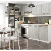 Akord -keukenkast Oliwia-wit/beton-60x30x58