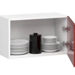 Akord-onderkast Keuken Oliwia-wit/rood Glans-60x30x29