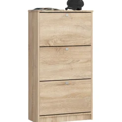 Akord -schoenenkast 3 Kleppen-eiken Sonoma-60x29x113