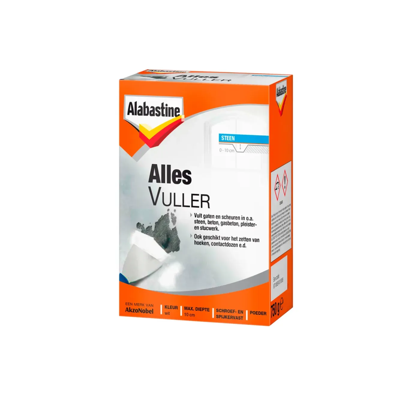 Alabastine alles vuller wit 750g