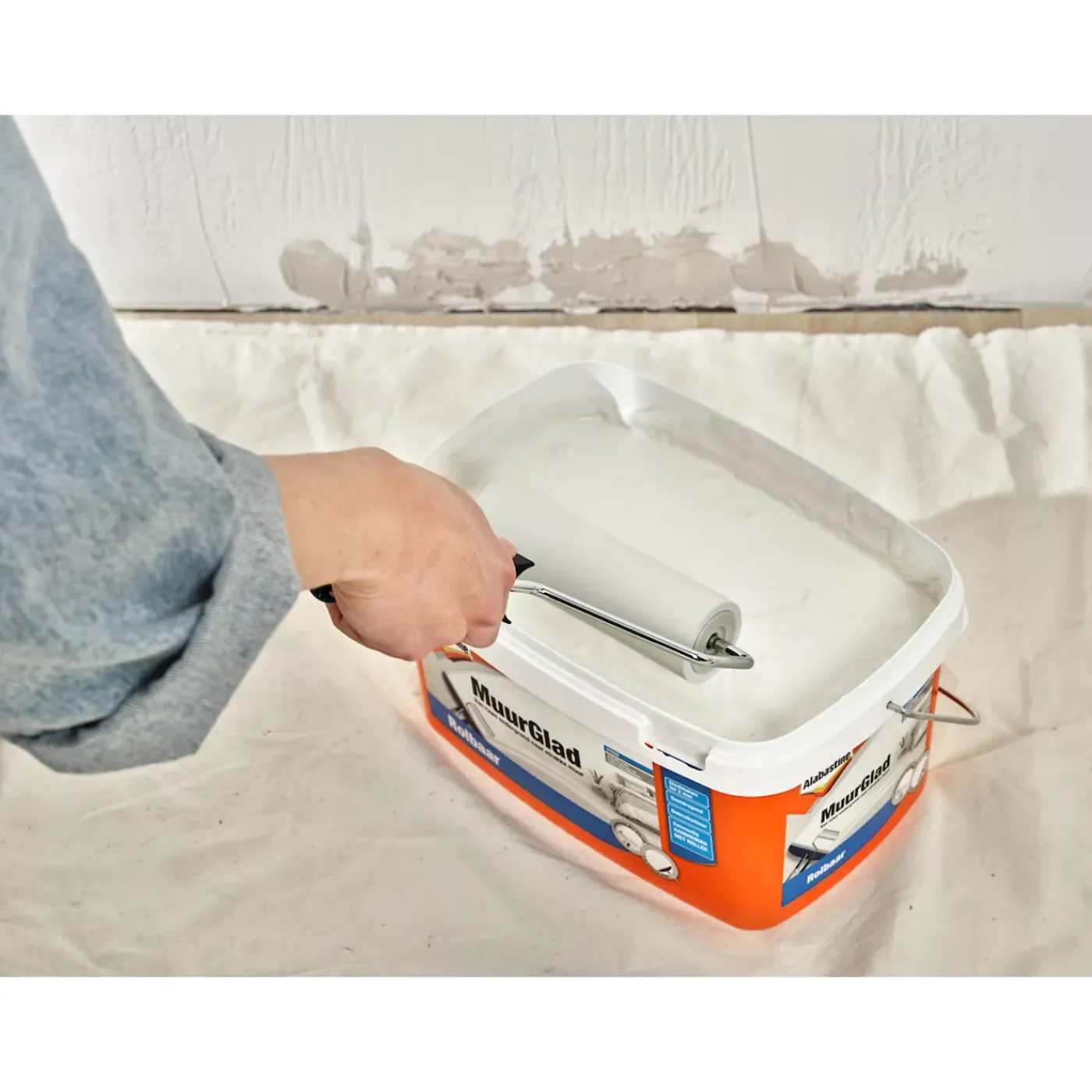 Alabastine muurglad rolbaar 2,5L