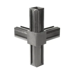 ALBERTS Buisverbinder T-stuk - Xd - T-vorm 90 graden - polyamide - zwart - 20x20mm