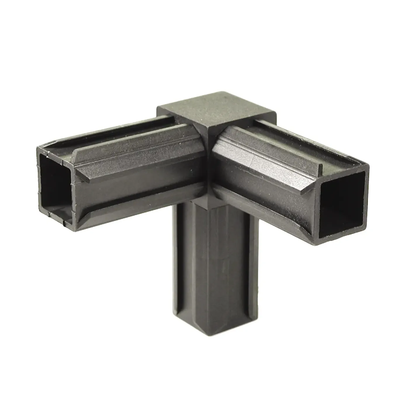 ALBERTS Buisverbinder - XD - 90 Graden - Polyamide - Zwart - 20x20x1,5mm