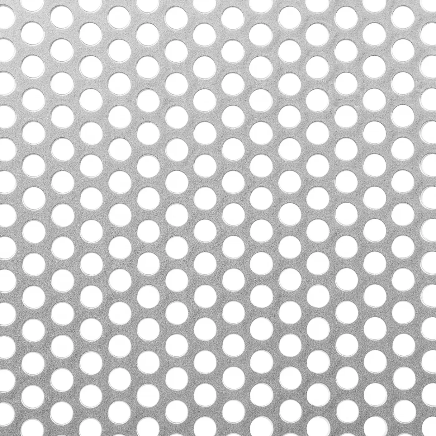 ALBERTS Geperforeerde Plaat - Staal - Brut - Ronde Perforatie Diam.8mm - 250x500x1mm