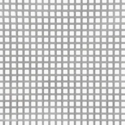 Alberts Geperforeerde Plaat - Staal - Brut - Vierkante Perforatie - 500x1000x1mm