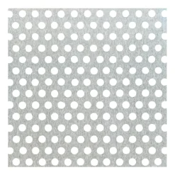 Alberts Geperforeerde Plaat - Aluminium - Natuur - Ronde Perforatie - 250x500x0,8mm