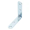 Alberts Hoekanker - Verzinkt Staal - Afgeronde Uiteinden - 80x80x19mm