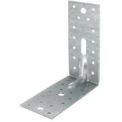 ALBERTS Hoekanker - Verzinkt Staal - Versterkt Met Rib - 150x150x65mm