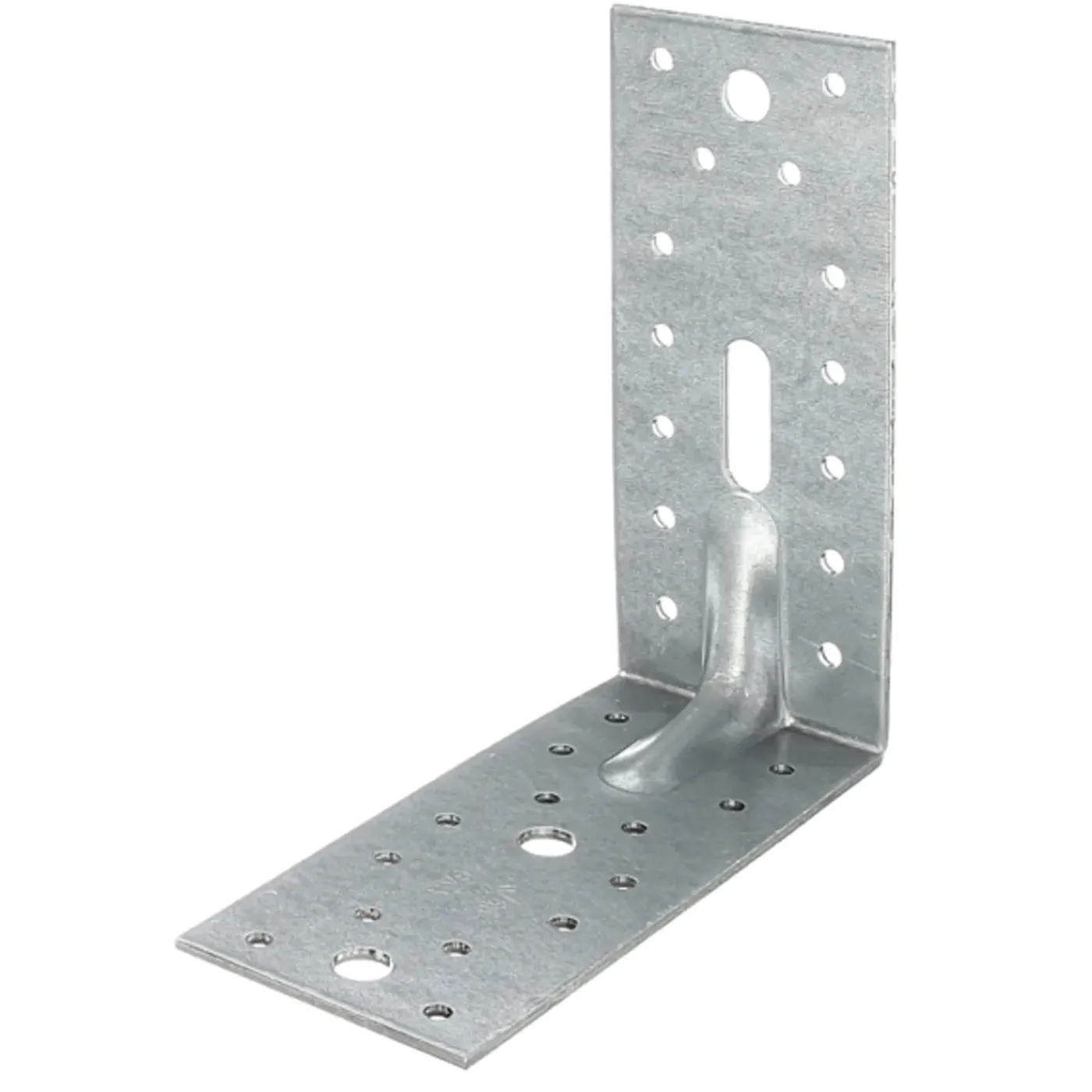 ALBERTS Hoekanker - Verzinkt Staal - Versterkt Met Rib - 150x150x65mm