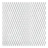 Alberts Metaalgaasplaat - Aluminium - Zilverkleurig Geanodiseerd - Uitgevouwen Metaal - 250x500x1,6mm
