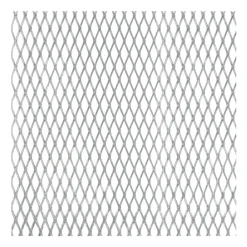 Alberts Metaalgaasplaat - Aluminium - Zilverkleurig Geanodiseerd - Uitgevouwen Metaal - 250x500x1,6mm