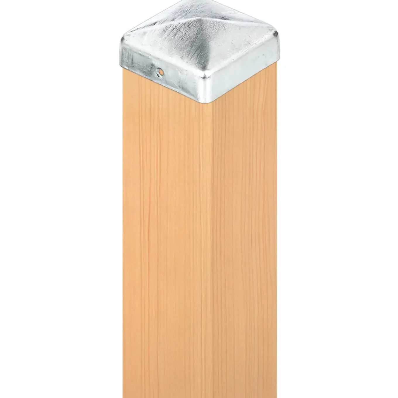 Alberts paalkap voor houten palen 70x70mm gegalvaniseerd