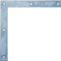 Alberts poorthoek galvanisch blauw 200x200x3mm