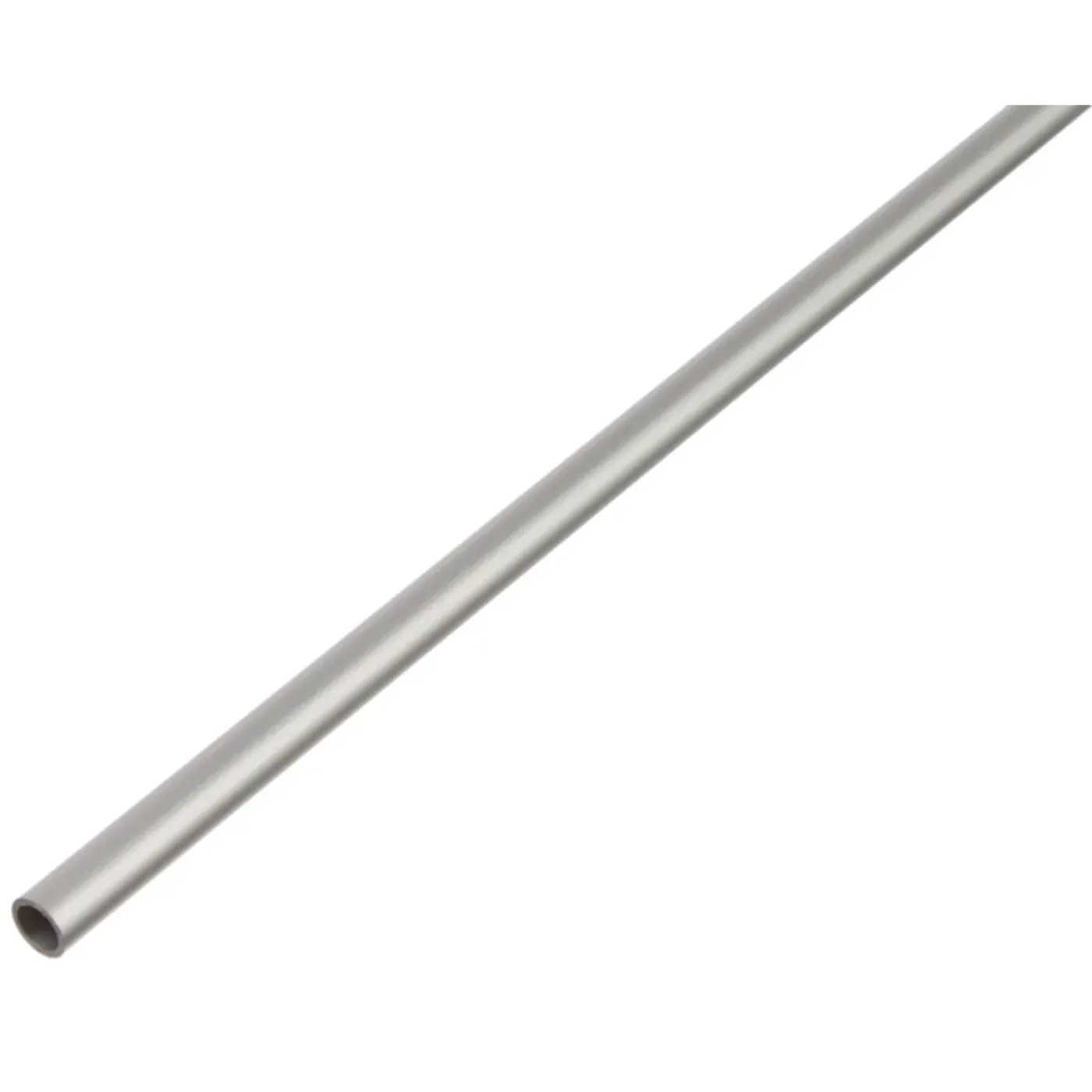 ALBERTS ronde buis aluminium zilverkleurig geëloxeerd oppervlak 10x1mm 2m