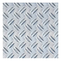 ALBERTS Structuurplaat - Aluminium - Natuur - Ruwpleister-reliëf - 300x1000x1,5mm