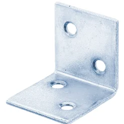 Alberts Verbindingshoek - Blauw Verzinkt Staal - Gelijkbenig - 30x30x30mm