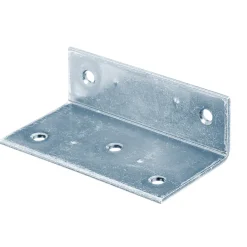 Alberts Verbindingshoek - Galvanisch Blauw Verzinkt Staal - Ongelijkbenig - 40x25x75mm