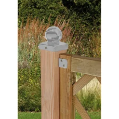 Alberts vlechtschermsteun L-vorm + schroef 83x32mm RVS per stuk