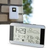 Alecto Weerstation WS-1700 - Draadloze Buitensensor - 7,7" Display - Zilverkleurig