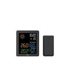 Alecto Weerstation WS1000 - Draadloos - Kleurendisplay 3,9" - Binnen- en Buitensensor