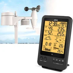 Alecto Weerstation WS-4700 - Professioneel - Draadloos - Zwart