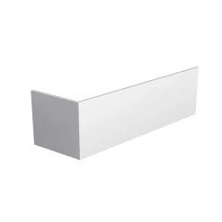 Allibert Inkortbaar Badmantel Voor Assymetrisch Bad 160x54 cm - Wit