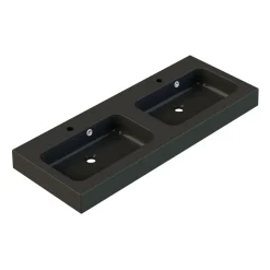 Allibert wastafel Roke 120cm zwart mat