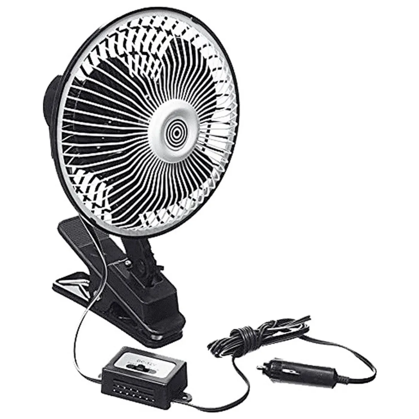 All Ride Autoventilator - 12 Volt - Met Clip - Oscillerend