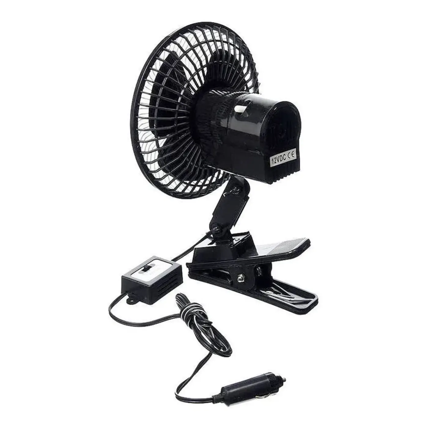 All Ride Autoventilator - 12 Volt - Met Clip - Oscillerend