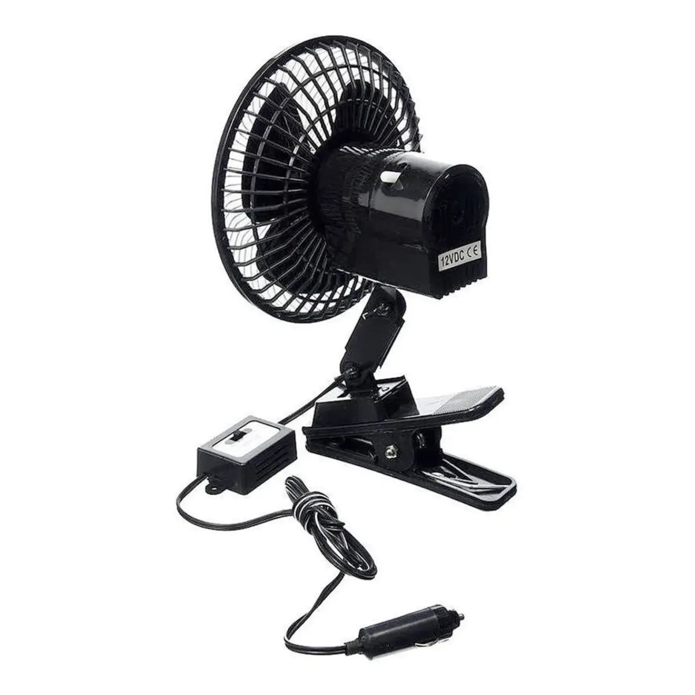 All Ride Autoventilator - 12 Volt - Met Clip - Oscillerend