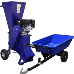 Monster Shop All-terrain trailer en 15 pk houtversnipperaar