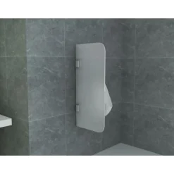 Aloni Urinoir Scheidingswand - Melkglas - 900x400x8 Mm